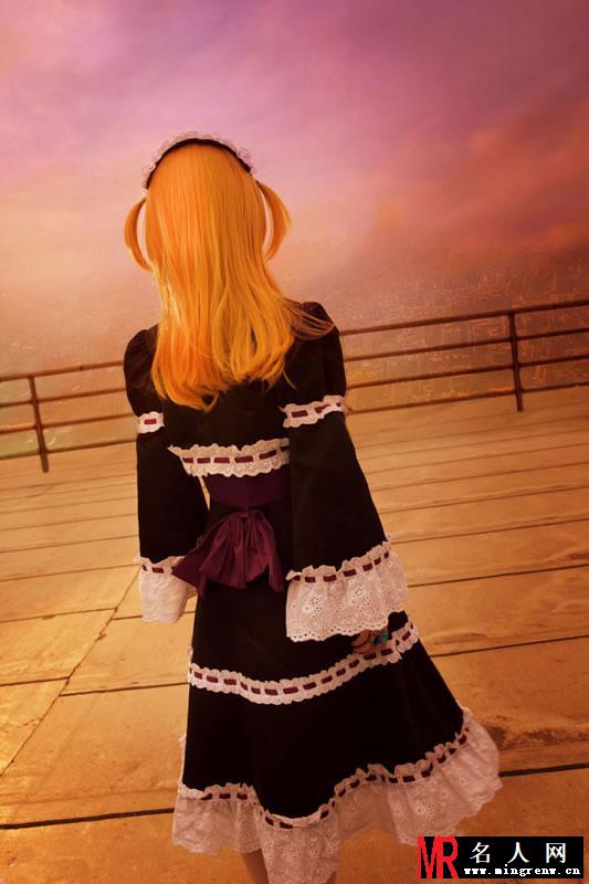 徐娇Cosplay弥海砂 正面侧面依旧美如画(1)