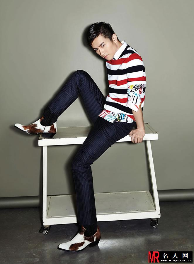陈晓《vogue》时尚大片 奶油小生转型男(1)