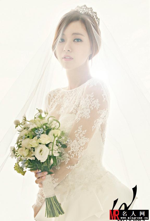 韩星李英恩即大婚 绝美婚纱照曝光(1)