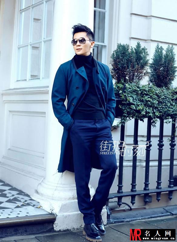 李晨时装周街拍集锦 劲酷男装范儿十足(1)
