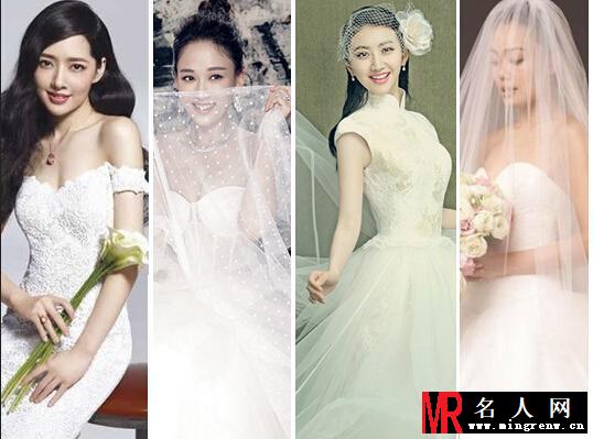 大龄女星恨嫁婚纱照 看看谁最美?(1)