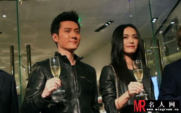 2013年姚晨冯绍峰出席HOGAN上海开幕剪彩仪式(1)