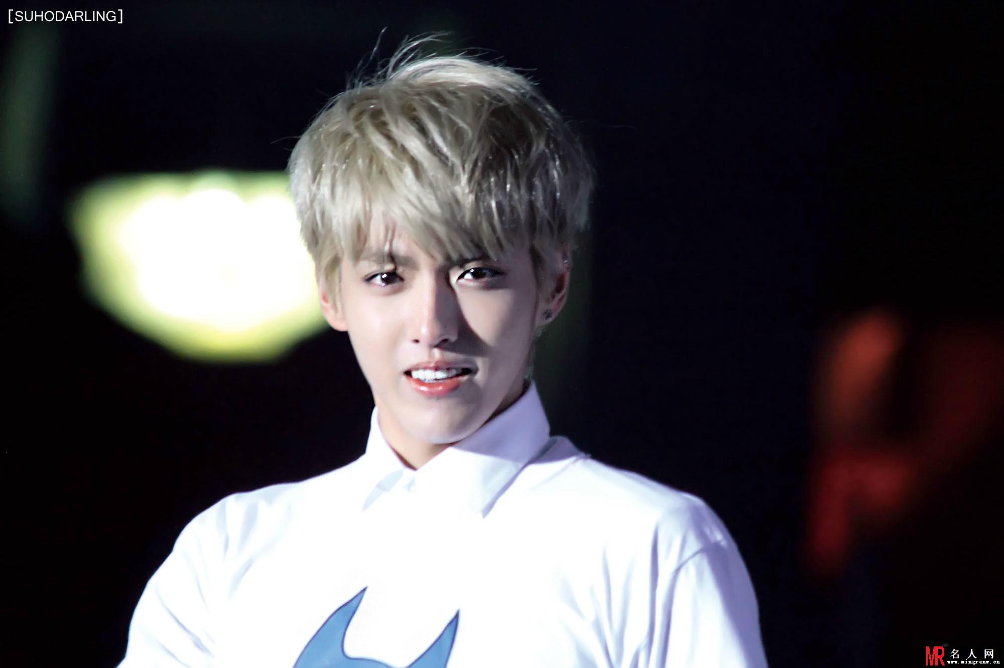 2013年北京SMTOWN活动吴亦凡卖力演唱 颜值逆天粉丝尖叫(1)