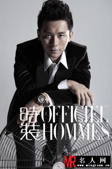 李晨率真演绎登《时装男士》 酷黑西装彰显型男魅力(1)