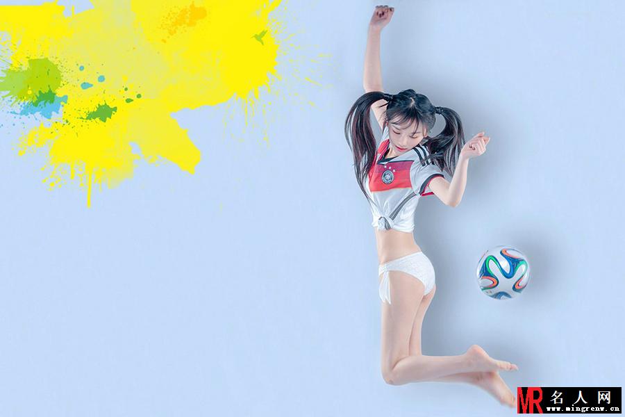 女神南笙热力助威世界杯 动感活力大秀性感曲线(1)