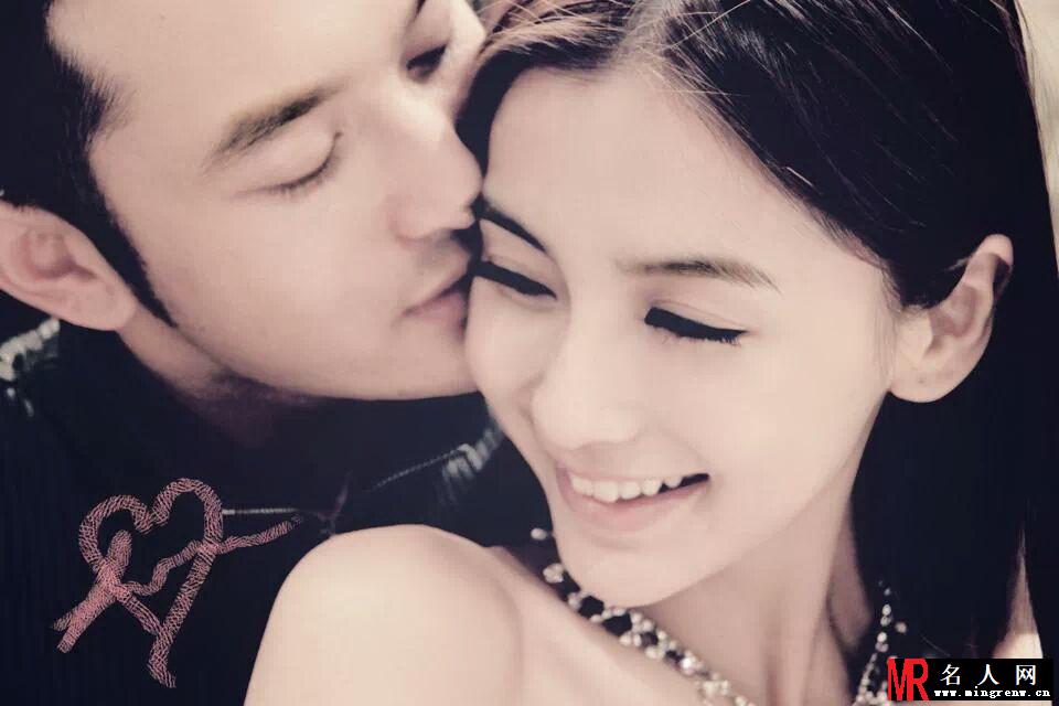 黄晓明Angelababy情侣照 恋爱升级暧昧甜蜜(1)