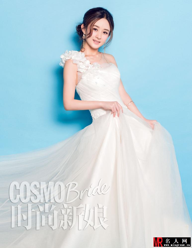 赵丽颖曝甜美婚纱写真 网友惊呼最美新娘(1)