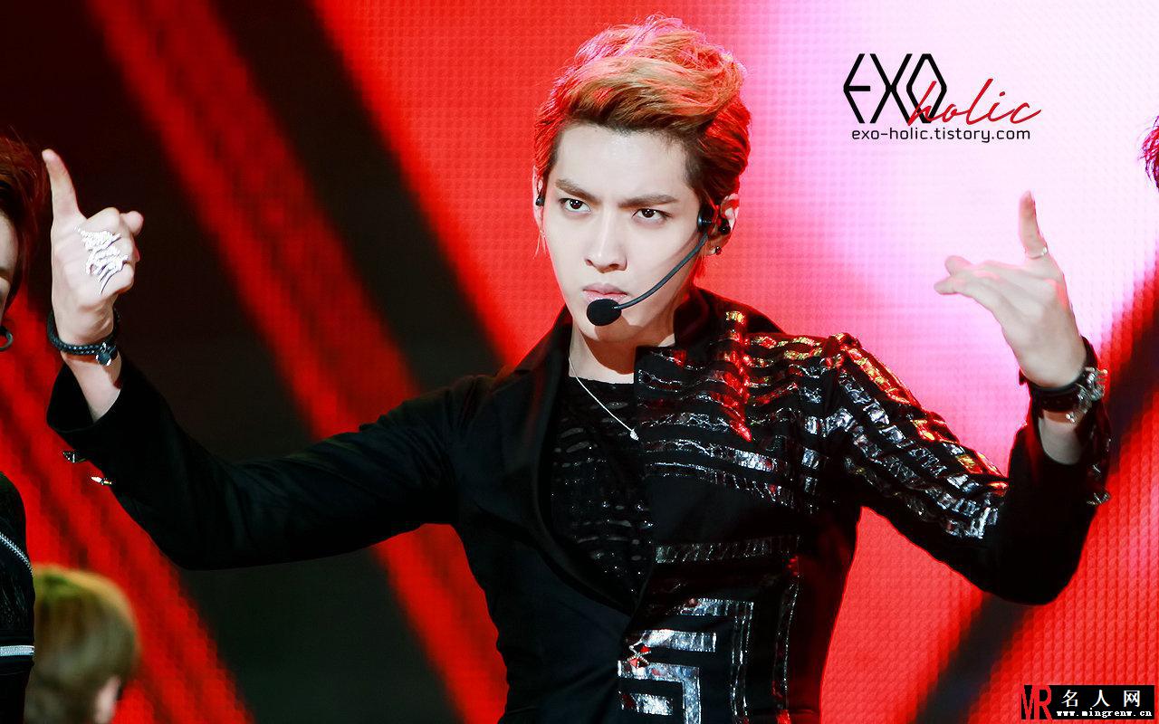 2012年EXO韩国亚洲之星现场吴亦凡图片 帅气颜值爆表(1)