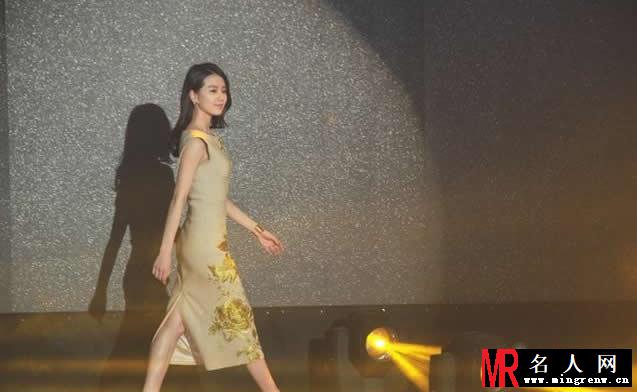 刘诗诗优雅知性旗袍装 红毯性感亮相(1)