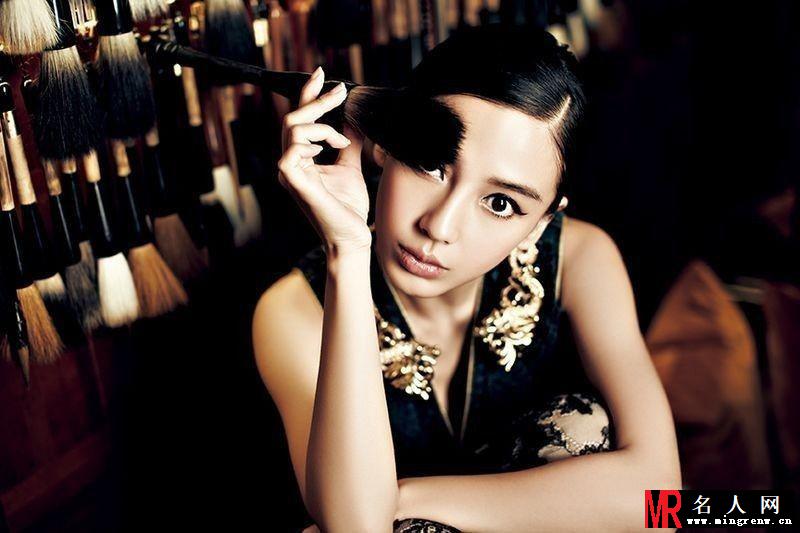 Angelababy美艳登Vogue 感谢黄晓明给自己自由(1)