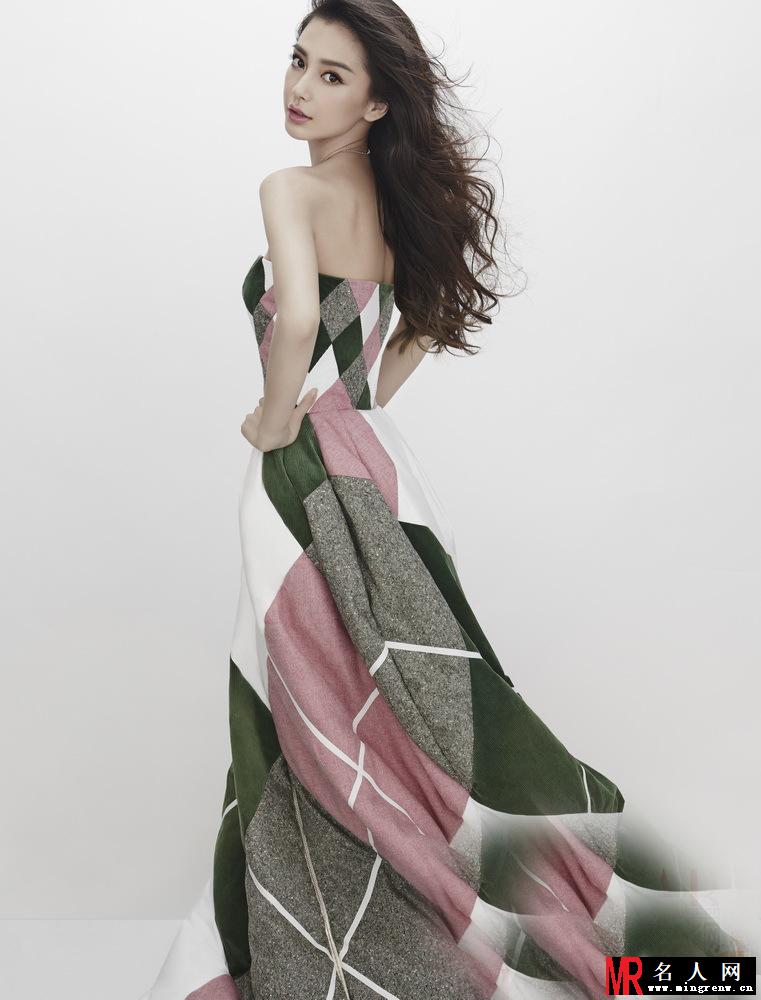 Angelababy时尚写真曝光 裹身闪裙尽展婀娜身姿(1)