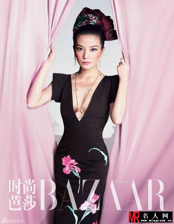 赵薇美艳登杂志封面 尽显女人味(1)
