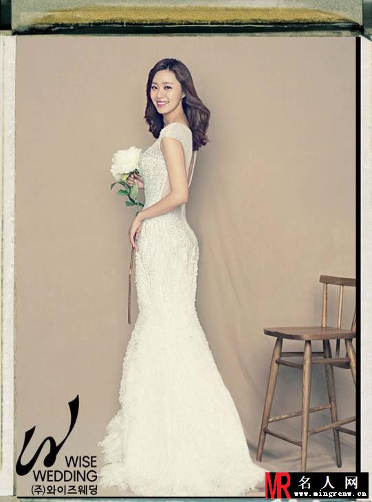 韩星李英恩即大婚 绝美婚纱照曝光(1)