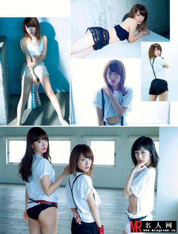 AKB48《花花公子》写真 互相撕衣尽显诱惑(1)