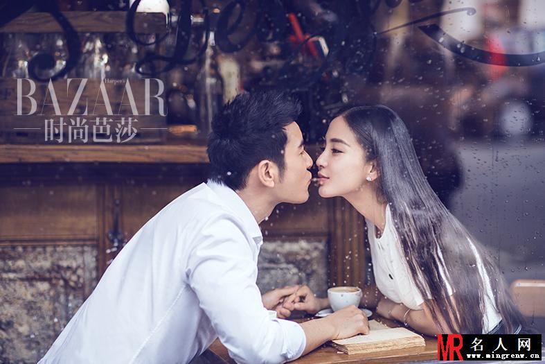 黄晓明baby婚前大片 深情对视复古唯美(1)