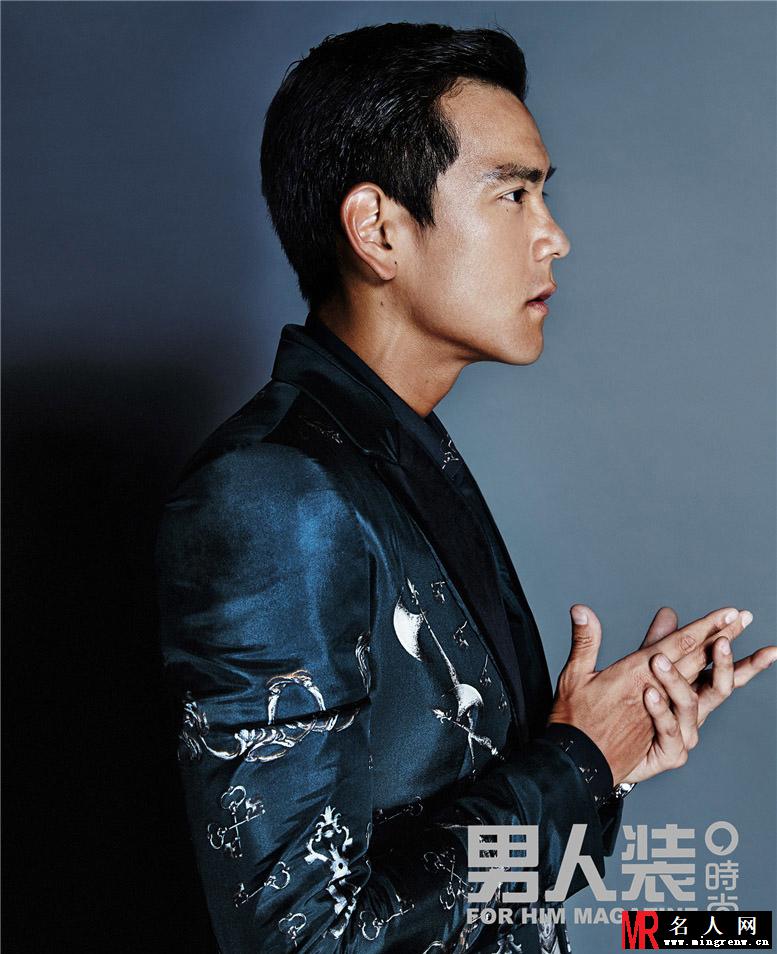 彭于晏霸气登男人装 英姿煞爽获追捧(1)