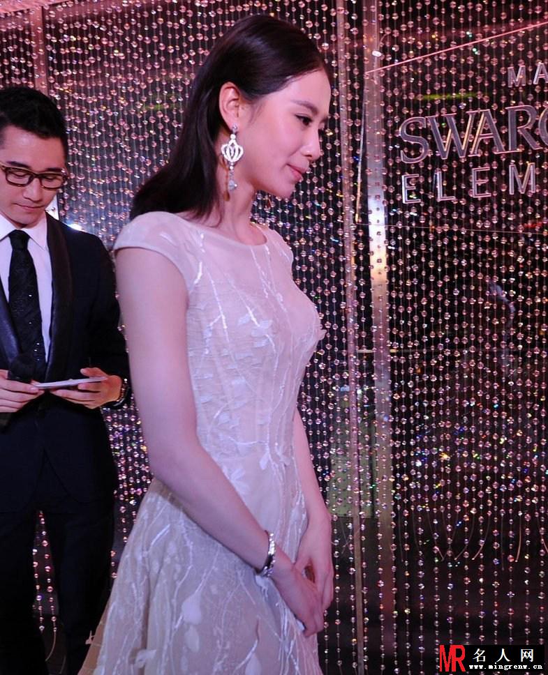 刘诗诗着透视装性感亮相 大玩自拍心情靓(1)