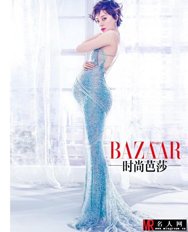 孙俪灵动孕期写真 洋溢母性光辉(1)