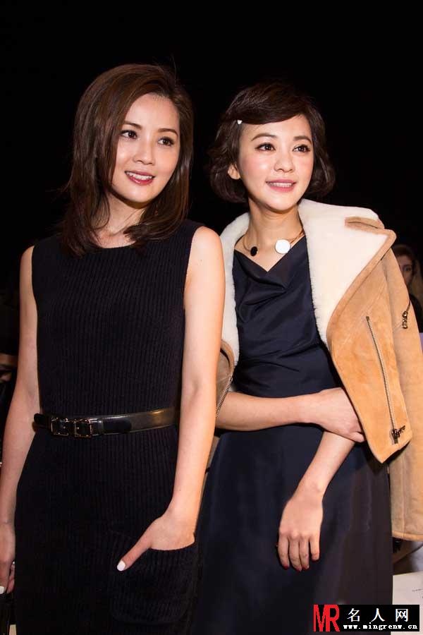 甜妞大变身 陈意涵2015秋冬巴黎时装周H&M Studio秀场穿透视装挑战性感(1)