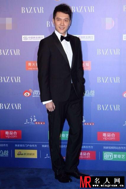 2014年芭莎明星慈善夜 冯绍峰帅气黑礼服登场(1)