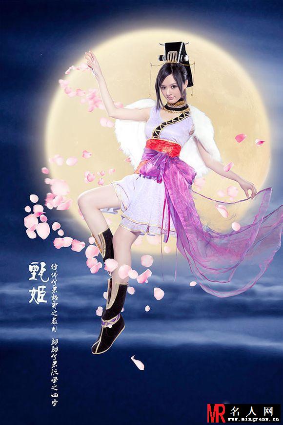 陈丹婷代言三国杀cosplay可爱甜美写真 演绎倾城甄姬(1)