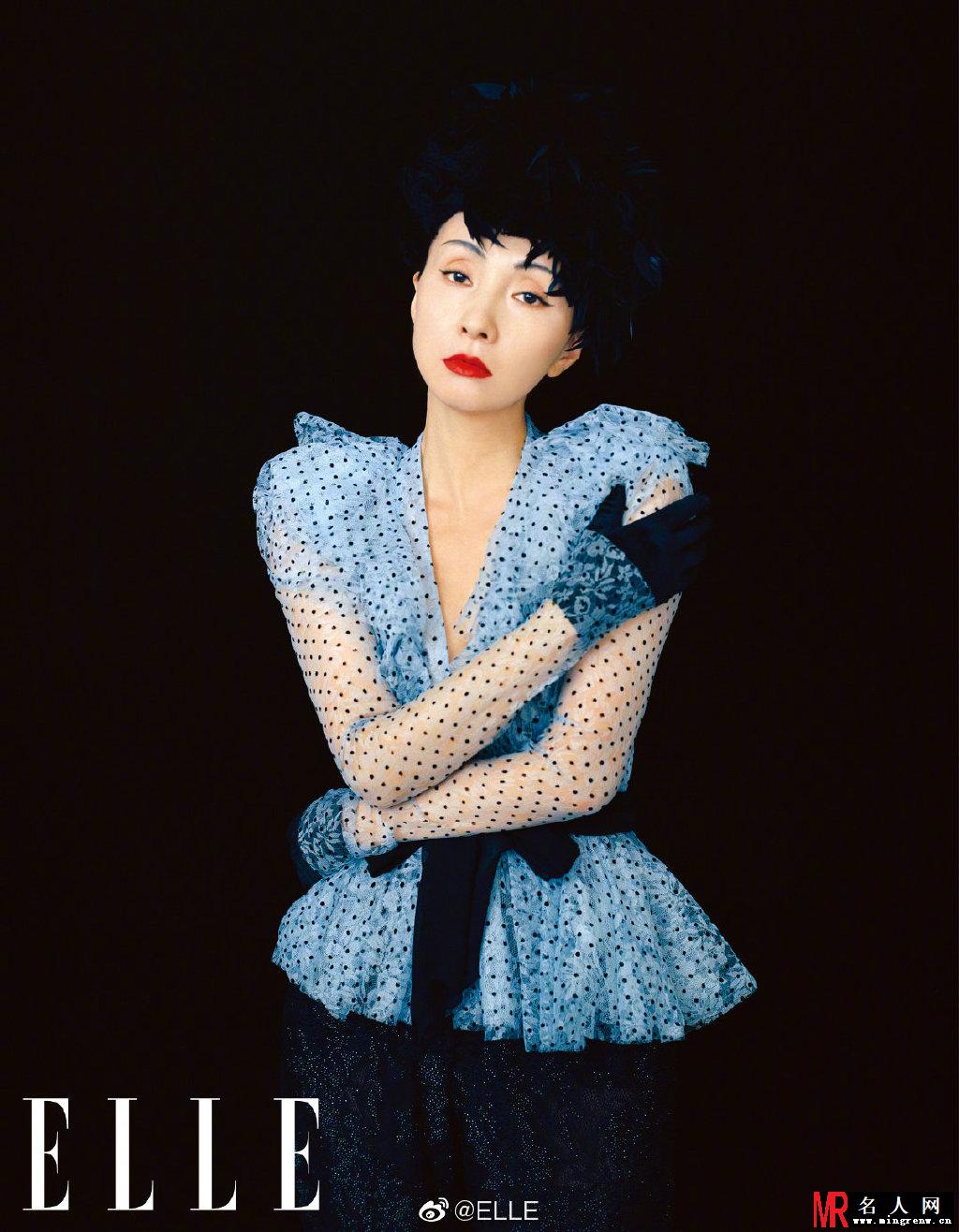 小陶虹登录ELLE杂志 展现熟女魅力(1)