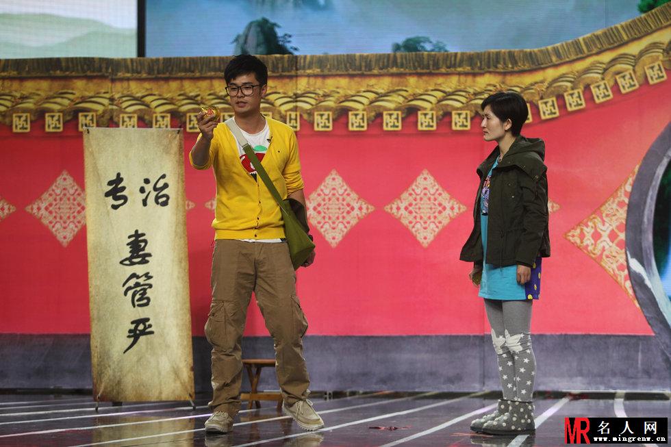 谢娜搭档陈赫彩排元宵喜乐会 上演妻管严(1)