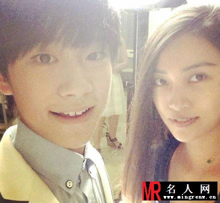 TFBOYS和陈漫合照 卖萌可爱(1)