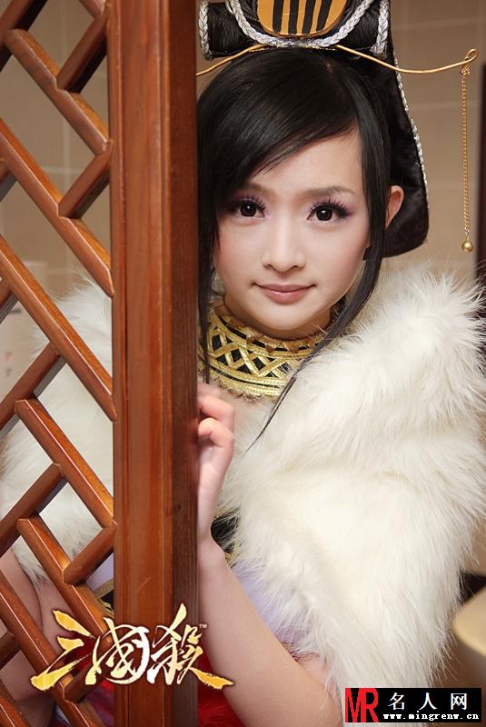 陈丹婷代言三国杀cosplay可爱甜美写真 演绎倾城甄姬(1)