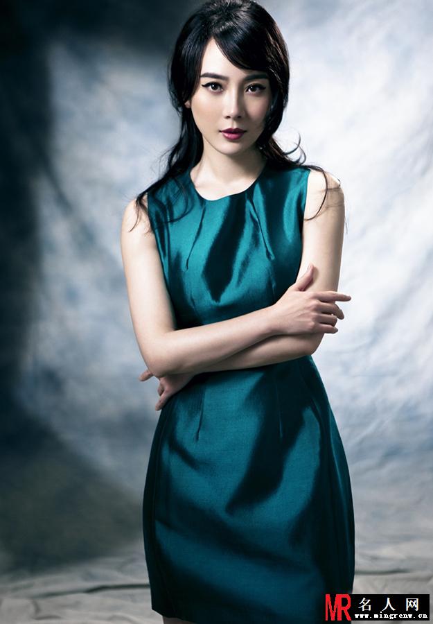 陈数优雅写真 复古妆容显典雅韵味(1)