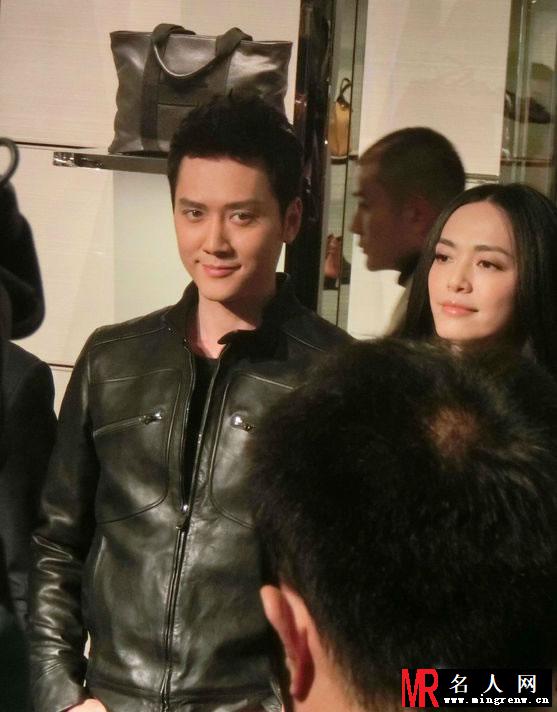 2013年姚晨冯绍峰出席HOGAN上海开幕剪彩仪式(1)
