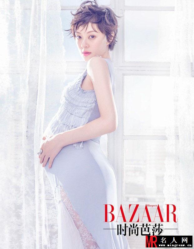 孙俪灵动孕期写真 洋溢母性光辉(1)