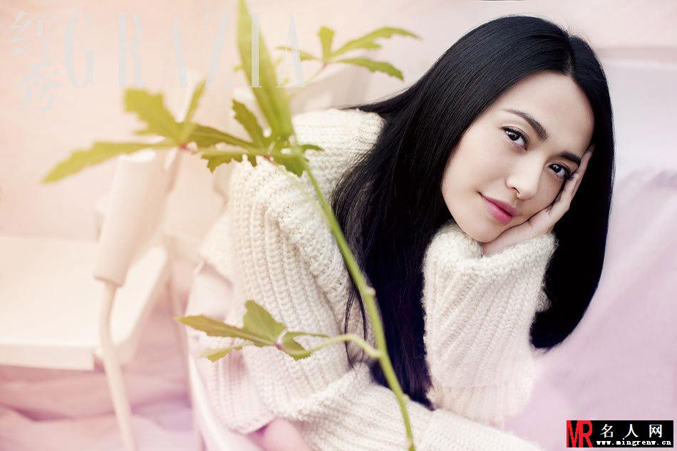 辣妈姚晨红秀封面大片 优雅时尚摩登范(1)