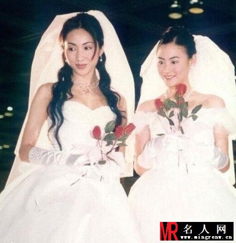 张柏芝遭向华强夫妇痛批 昔日美艳婚纱照遭泄(1)