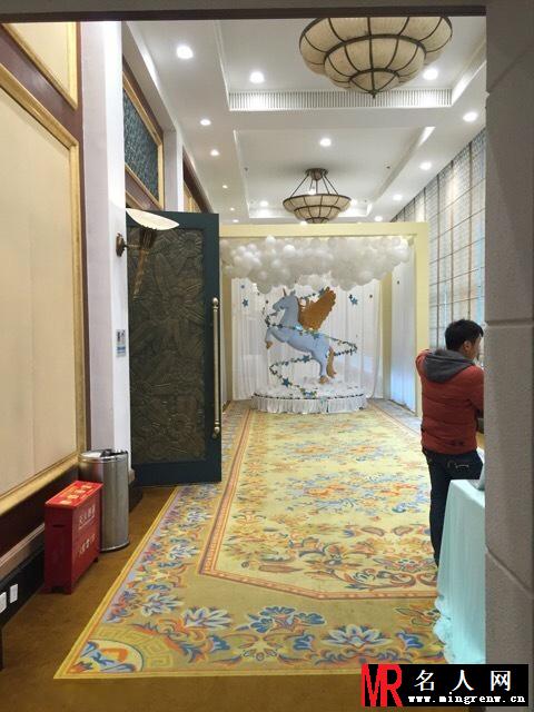 汪涵儿子小沐沐一周岁生日会现场照曝光(1)