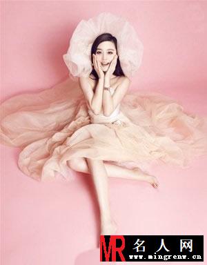 范冰冰《大日子》春日粉嫩婚纱写真(1)