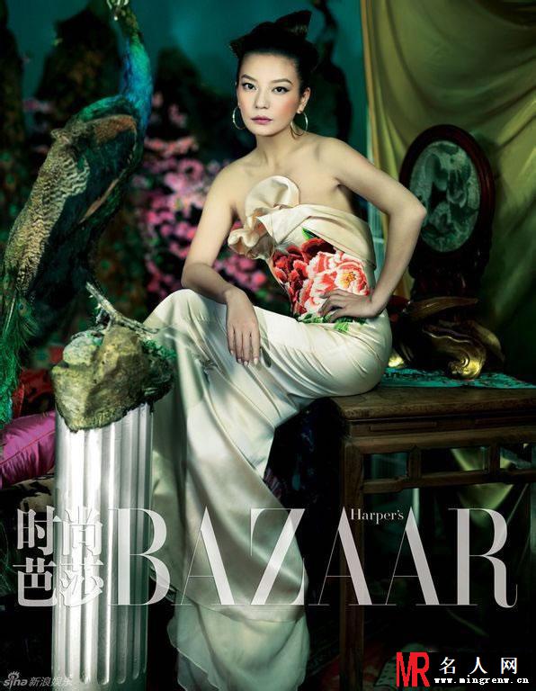 赵薇美艳登杂志封面 尽显女人味(1)