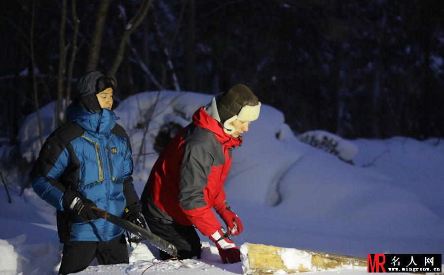 爸爸去哪儿最后一集海量剧照 体验雪乡酷寒生活(1)