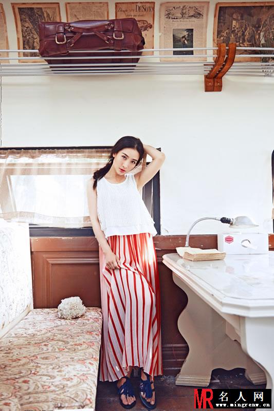 陶昕然婚后首次曝光写真 文艺范十足的娇美人妻(1)