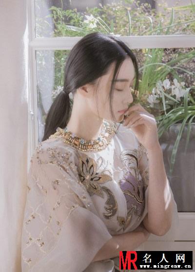 张馨予仙气生日写真 女神范酷似范冰冰(1)