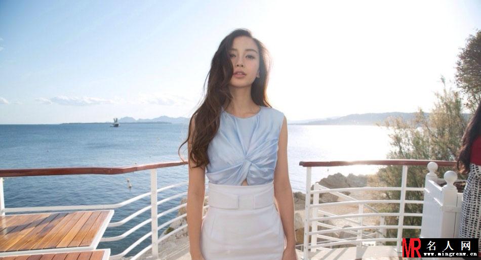 Angelababy微博秀美照 恋情甜蜜展笑颜(1)