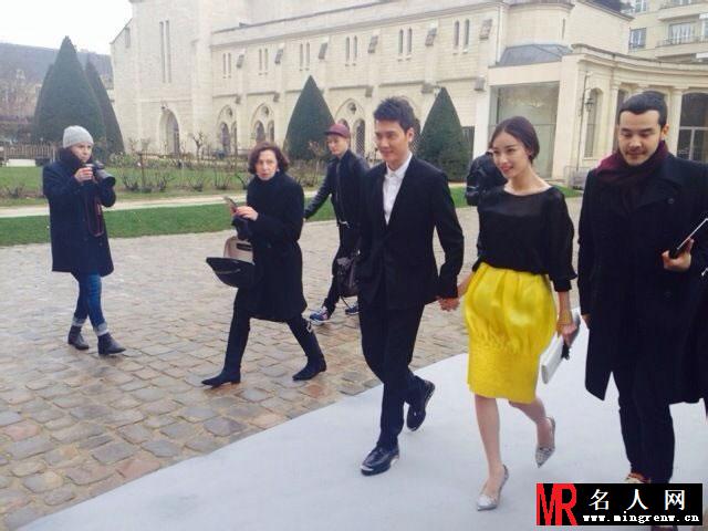 倪妮受邀参加Dior2014高级定制春夏时装发布秀(1)