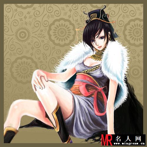 陈丹婷代言三国杀cosplay可爱甜美写真 演绎倾城甄姬(1)