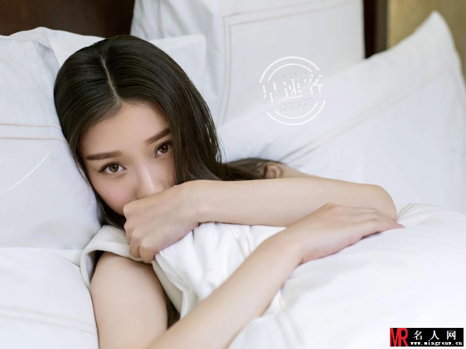 倪妮登星速客杂志 经典黑白恬静优雅而迷人(1)