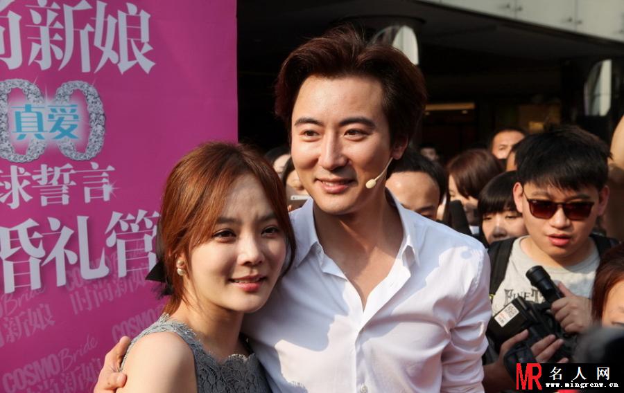 蔡琳高梓淇浪漫婚纱照 跨国相恋获祝福(1)