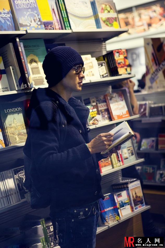 任泉伦敦潮拍写真 彰显型男魅力(1)
