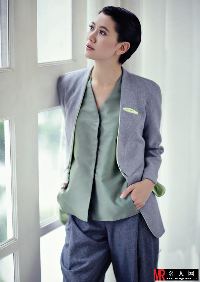 袁咏仪优雅写真 展幸福女人大气从容风采(1)