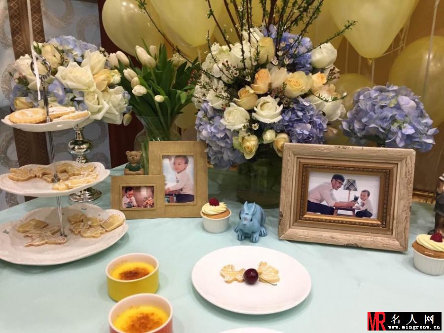 汪涵儿子小沐沐一周岁生日会现场照曝光(1)