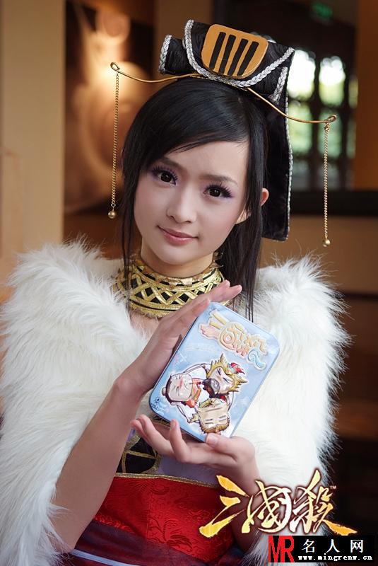 陈丹婷代言三国杀cosplay可爱甜美写真 演绎倾城甄姬(1)