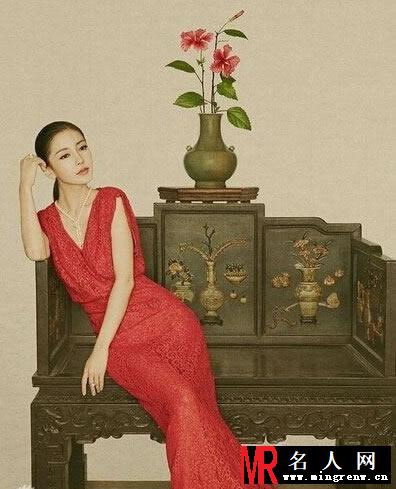 孙俪李冰冰Angelababy齐拍中国水墨画写真 展古典美(1)
